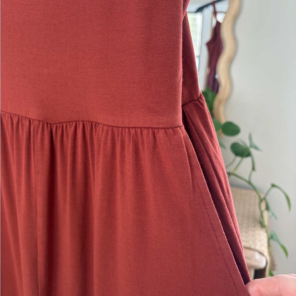 Old Navy Sleeveless jersey knit cami Jumpsuit cooper moon women’s M - Picture 5 of 11